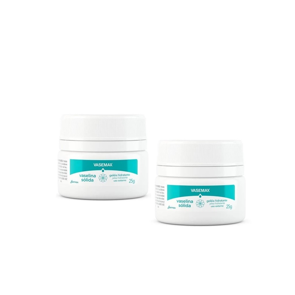 Kit 2 Vaselina Sólida Hidratante 25g - Farmax