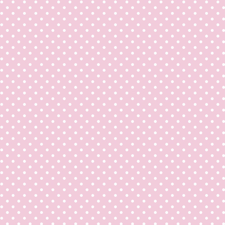 Tricoline Poá Pequeno Branco Fundo Rosa Claro, 50cm x 1,50mt em Oferta na Shopee