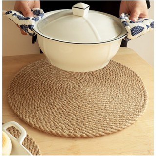 1pc Sousplat De Palha De Taboa, Artesanato Descanso De Panela,  Sala Decoração de Natal Jogo Americano em Oferta na Shopee