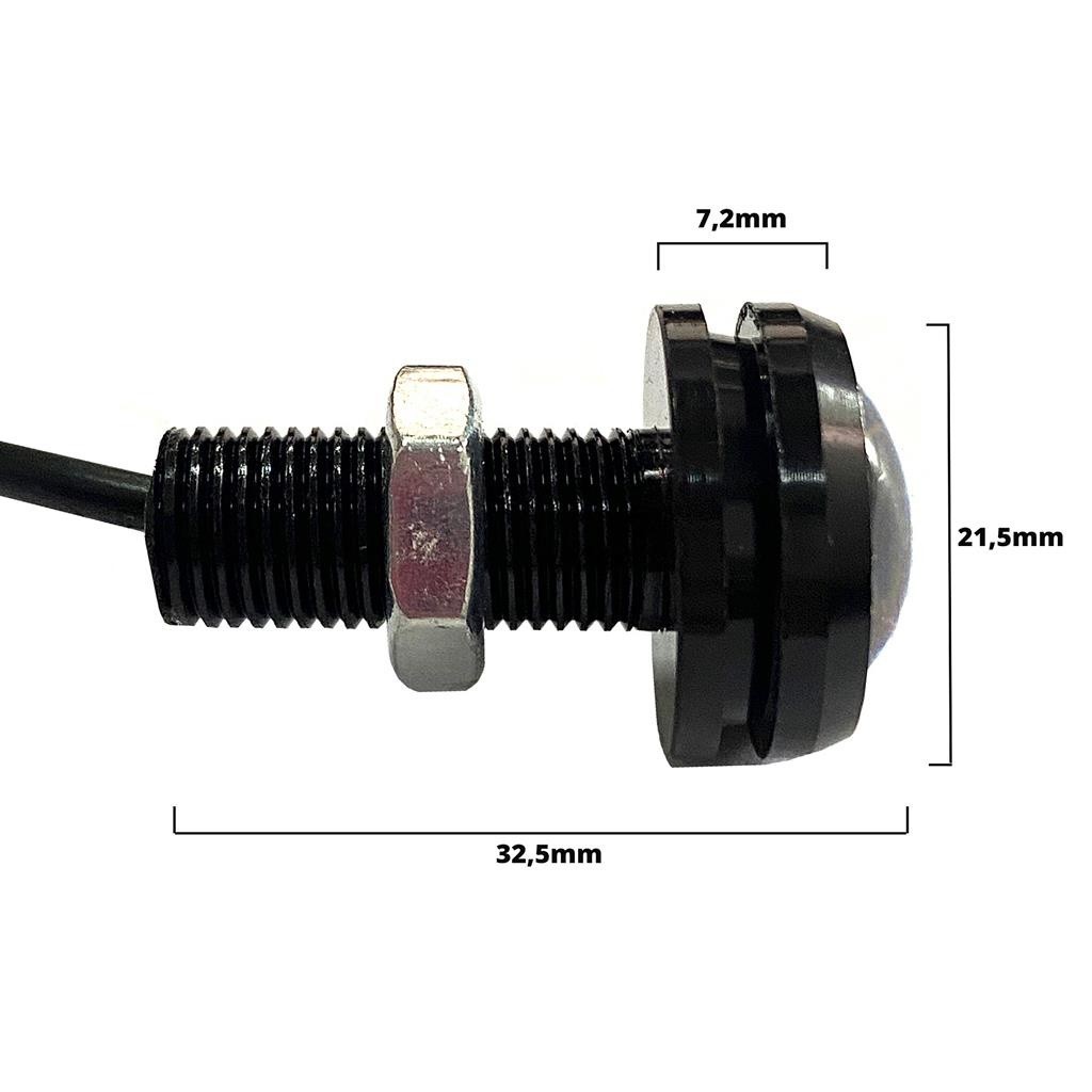 Kit 4 Luz De Grade Led ambar laranja Caminhonete Pick Ups hilux strada ranger f250 saveiro montana s10 · foto 2