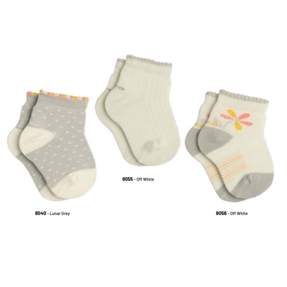 Meia Lupo Baby Kit Combo 3 Pares Básica Cano Baixo Menina