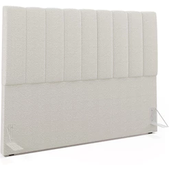 Cabeceira Cama Box Queen 160 cm Dália W01 Bouclê Creme - Lyam Decor