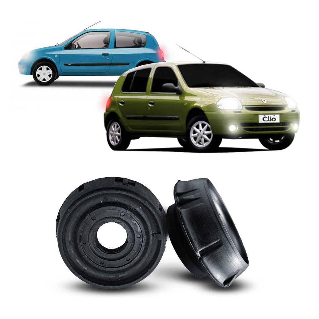 Par Coxim Batente Amortecedor Dianteiro Renault Clio 2000 2001 2002 2003 2004 2005 2006 2007 2008 2009 2010 2011 2012