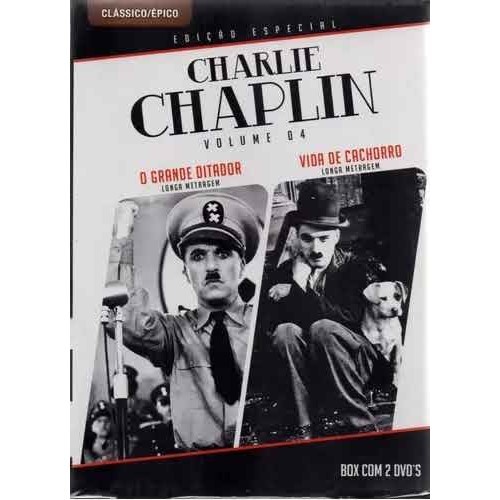 Charlie Chaplin 2 DVD''S - Vida De Cachorro / O Grande Ditador Vol 4 editora