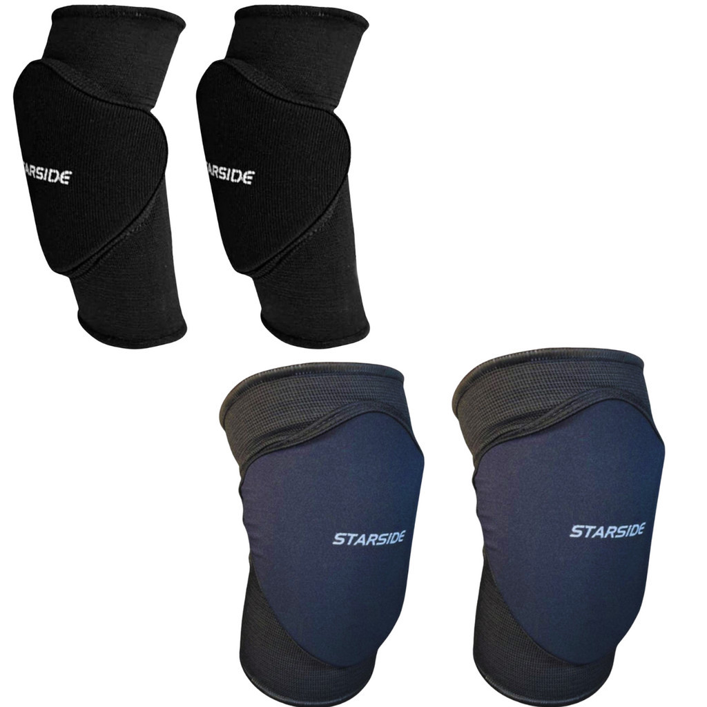 Kit Cotoveleira Profissional e Joelheira - Profissional Goleiro Futsal, Jogador de Vôlei