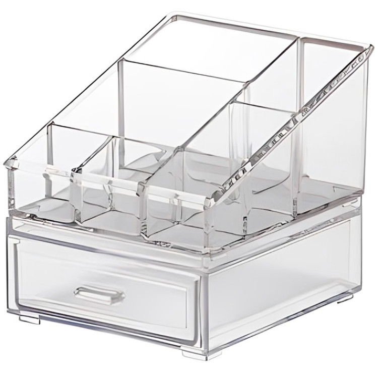 Kit Organizador P/ Maquiagem Porta Tudo Com Gaveta e 8 divisórias - Ref. 1085 Paramount