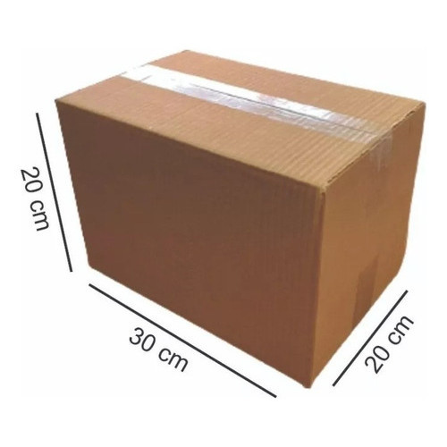50 Caixas De Papelão Para Correios Sedex E Pac 30x20x20 Cm em Oferta na Shopee