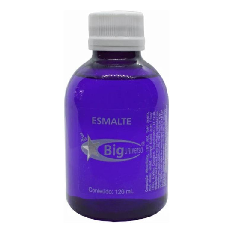Esmalte Cobertura Brilhante Maos Big Universo 120 Ml Manicure Uso Profissional Saude Brilho as Unhas