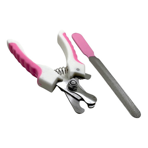 Alicate Cortador De Unha + Lixa Cachorro Pet Cães Gatos Aves