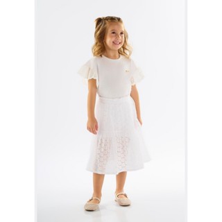 Conjunto Infantil para Menina com Blusa e Saia Up Baby em Oferta na Shopee