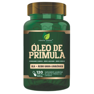 Óleo de Prímula 760mg 120 Cápsulas - Fonte Verde Naturalle em Oferta na Shopee