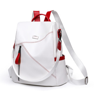 Bolsas de ombro para mulheres 2024 Nova moda mochila de viagem de couro macio para meninas de dupla finalidade Bolsa feminina casual de grande capacidade
