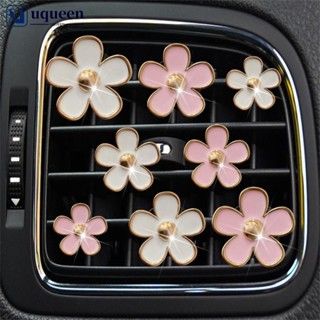 UQUEEN 4Pcs/Set Car Outlet Vent Perfume Clips Freshener Ar Condicionado Aromaterapia Pequena Margarida Decoração De Interiores De Carros A2U5 em Oferta na Shopee