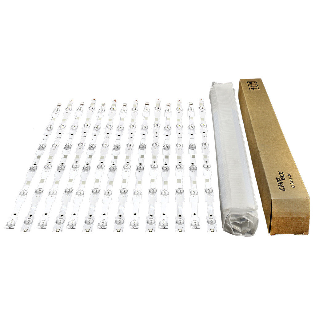 Kit com 14 Barras LED TV Compatível com PHILIPS 55PUG6700 / 55PUG6300 / 55PUG7100.