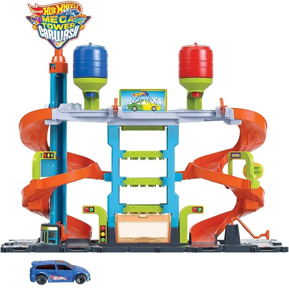 Hot Wheels City Mega Tower Lava Rápido - Mattel - Mom & Baby