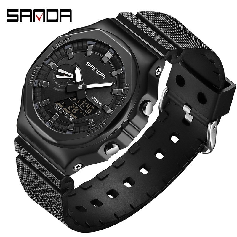 Novo Relógio Moda Moda Criativa Moda Esportiva Multi-Função Luminosa Relógio Eletrônico Masculino Trendy Gift Fashion Casual