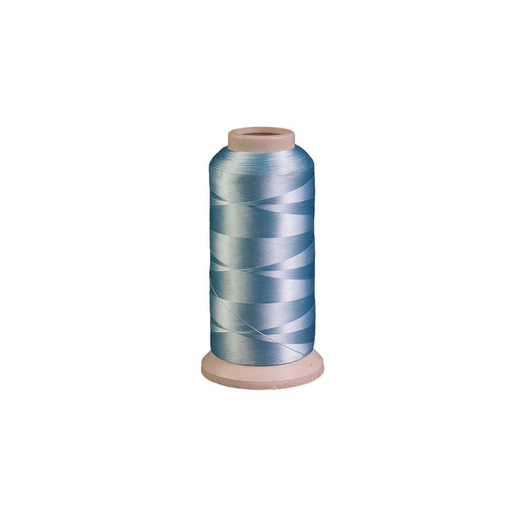 Linha de poliester Maquina de Bordar 4000m azul celeste em Oferta na Shopee