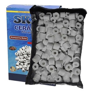 Skrw Anéis De Cerâmica 250g Mídia Biológica Aquários C Bolsa em Oferta na Shopee