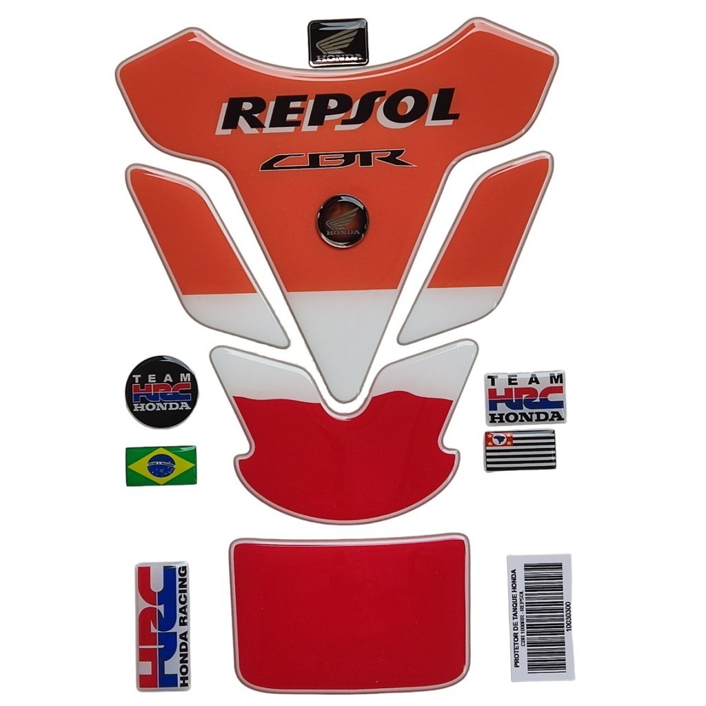 Adesivo Resinado Protetor Tanque Honda CBR 1000 RR Repsol