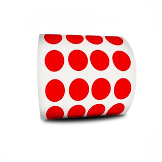 Etiquetas Adesivas Bolinha 1,2Cm 1000 Etiquetas Vermelha em Oferta na Shopee