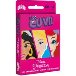 JOGO EU VI! PRINCESAS COPAG 55 CARTAS BARALHO DISNEY DIVERSÃO APRENDER RACIOCÍNIO CRIANÇA INFANTIL