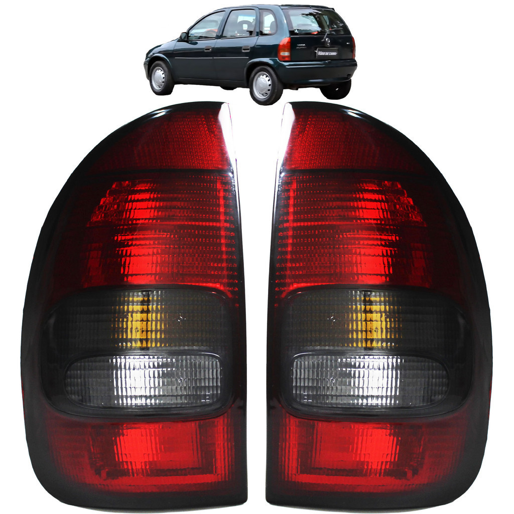 Lanterna Traseira Corsa 4 Portas 1996 97 98 99 Fumê