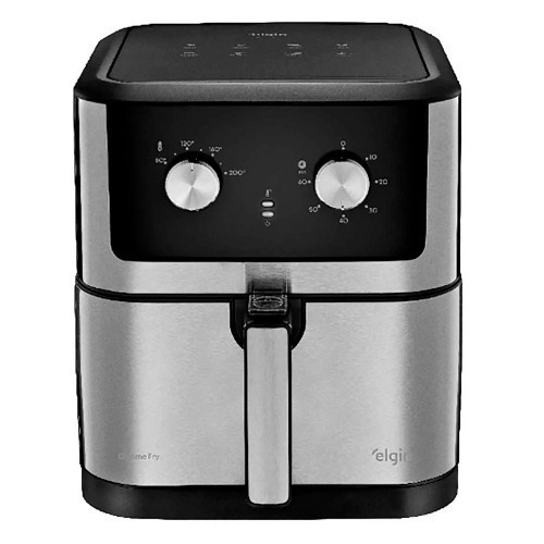 Fritadeira Elétrica Elgin Chrome Fry Inox 8L Airfryer 110V