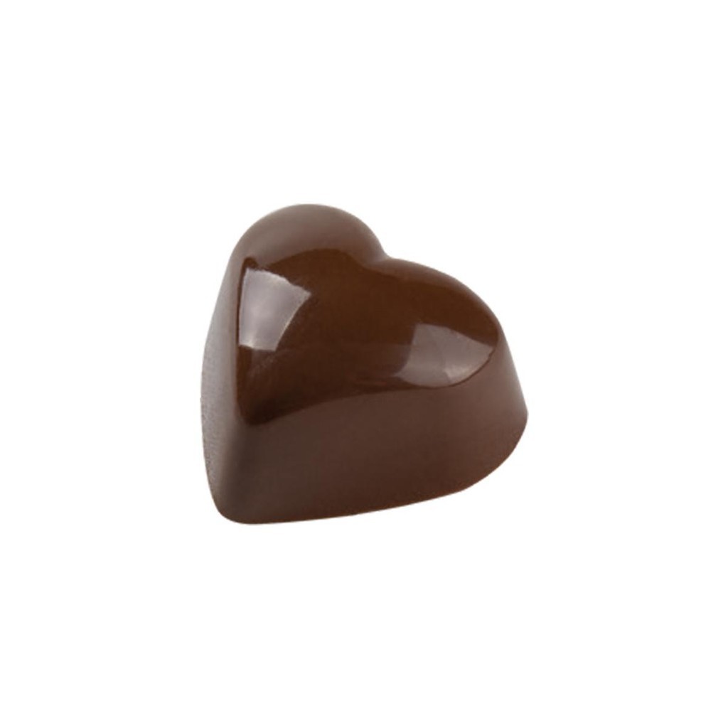 Molde 21 Cavidades Forma de Coração  para Bombons Chocolates e Trufas 27,5x13,5x2,5cm Cromus Allonsy em Oferta na Shopee
