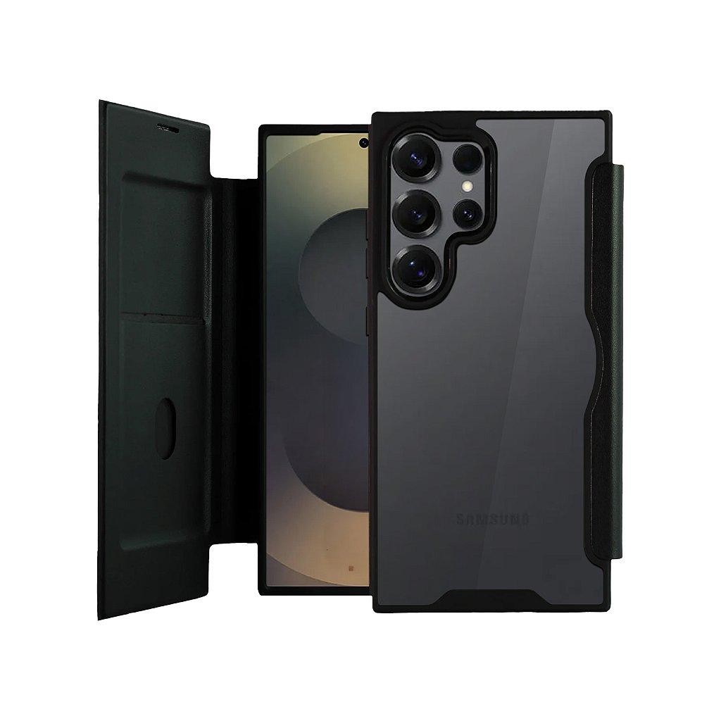 Capa Case Capinha Carteira Dual p/ Samsung Galaxy S25 Ultra Porta-Cartão, Proteção Reforçada Gshield em Oferta na Shopee