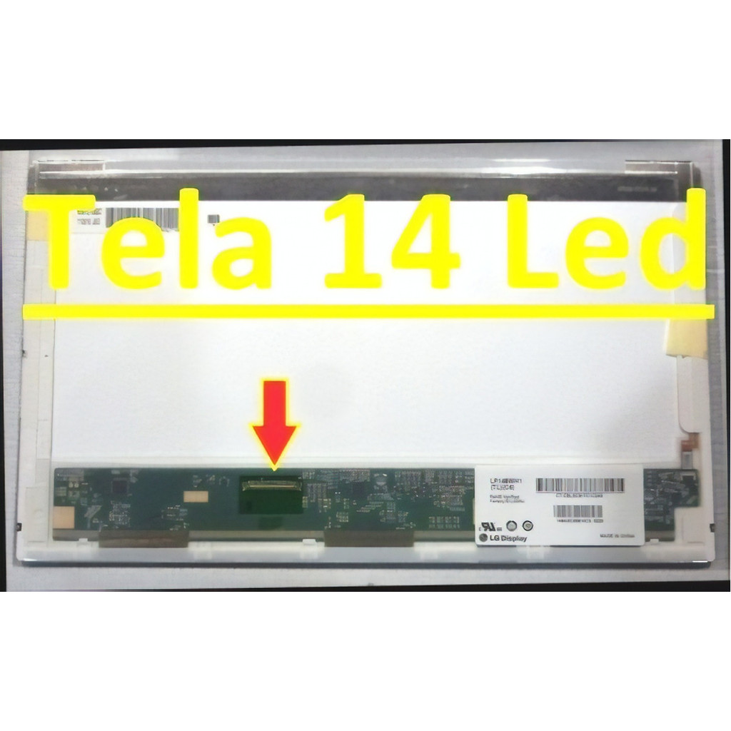 Tela Led 14.0 - Notebook Toshiba Satellite Psmg2u 01f009