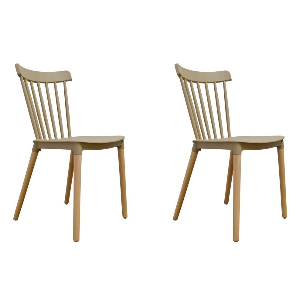 Conjunto com 2 Cadeiras Windsor Fendi em Oferta na Shopee