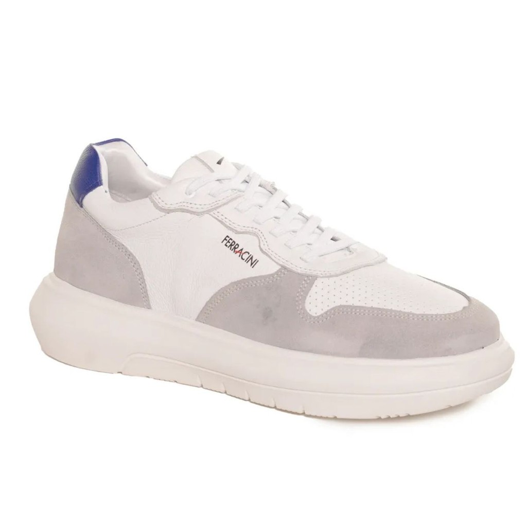 Sapatenis Casual Ferracini Masculino Cadarço Confortável Ultraleve