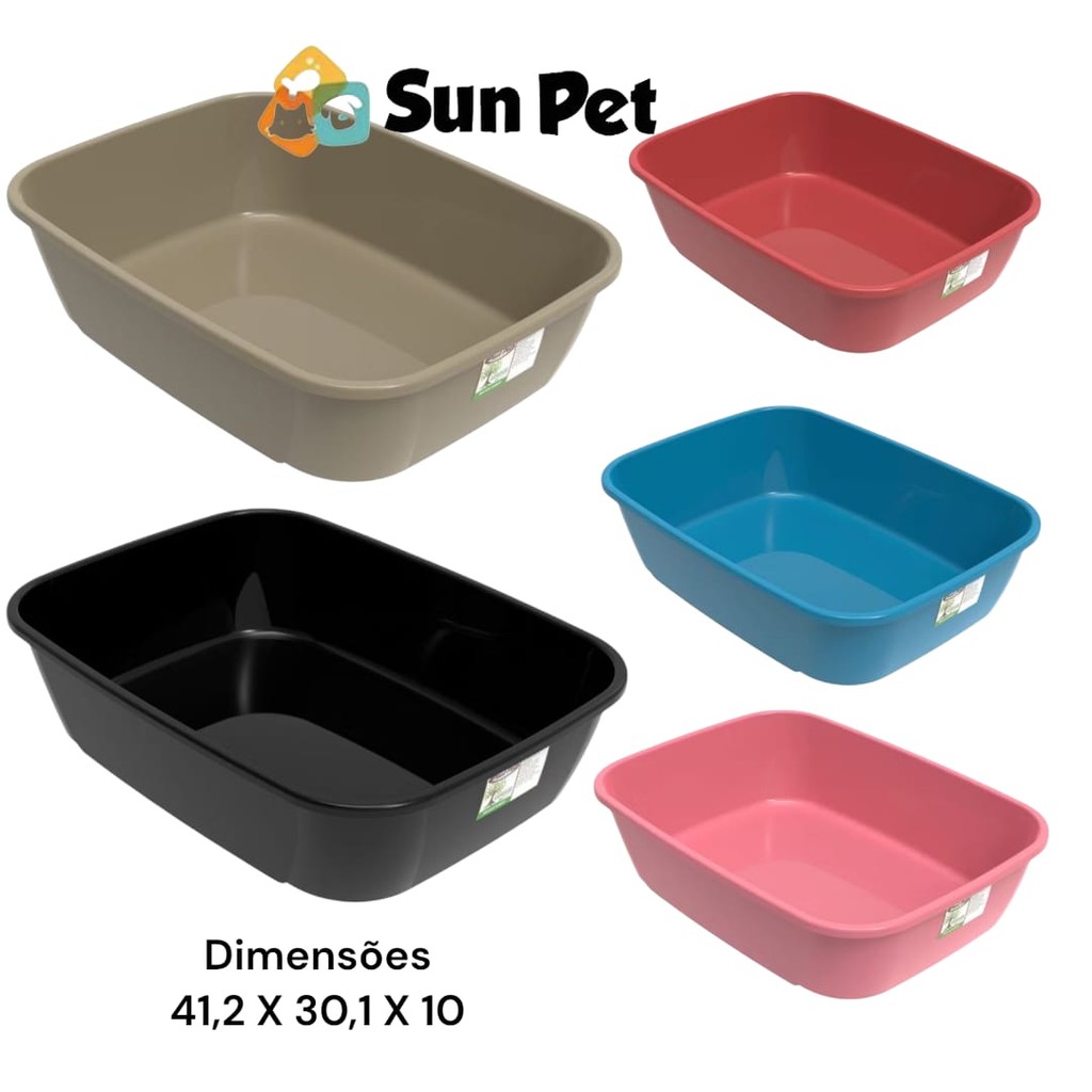 Caixa de Areia para Gato Sanitário Eco Sustentável WC CAT LIGHT para Gatos Plast Pet em Oferta na Shopee