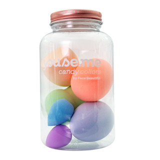 Kit 6 Esponjas de Maquiagem Potinho Candy Collors Youse.me Face Beautiful em Oferta na Shopee
