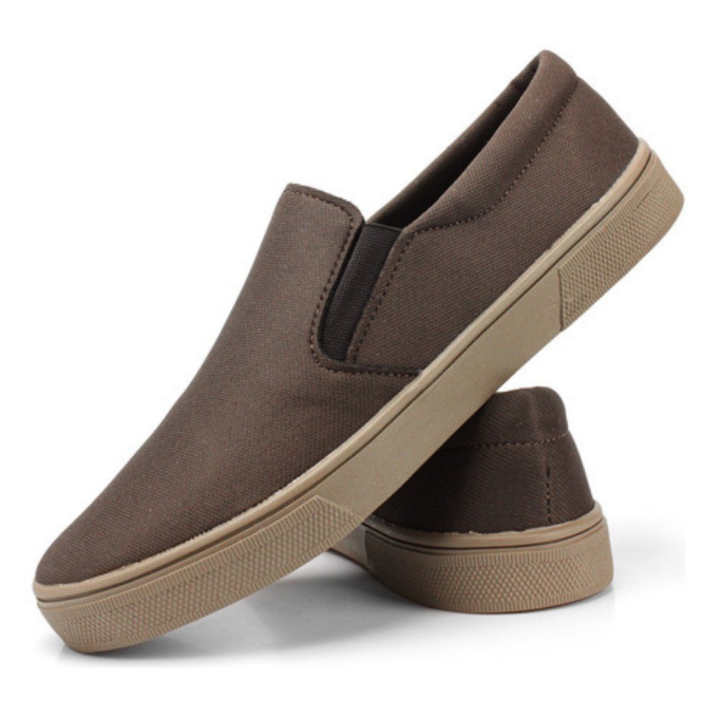 Tênis Casual Masculino Sapatênis Iate Mocassim Urbano SlipOn Off