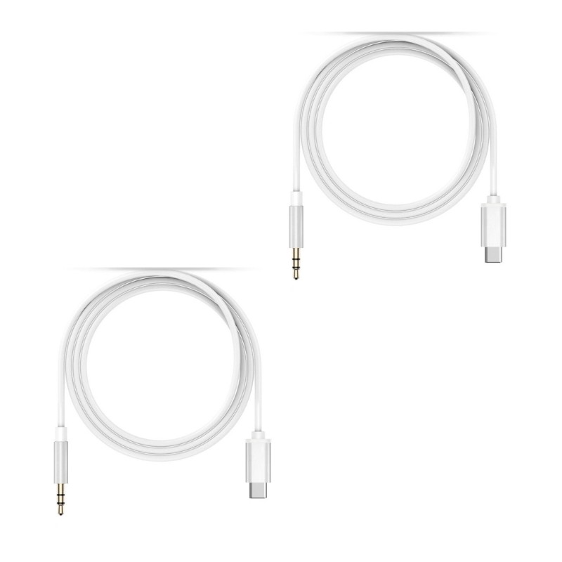 KOK Type C Para 3 Cabo De Áudio De 5 Mm USB 3,5 Áudios Auxs Jacks Compatibilidade Universal Com Dispositivos