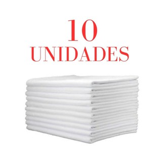 kit 10 Panos de Prato Simples BRANCO Liso para Cozinha artesanato e Decoração 35X60 Ótima Qualidade e Melhor Custo Benefício