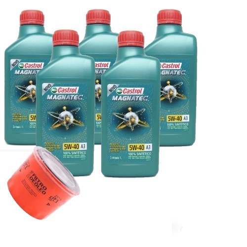 KIT TROCA DE ÓLEO 5W40 A3/B4 CASTROL (LIVINA 1.8 16V 2009>2014)