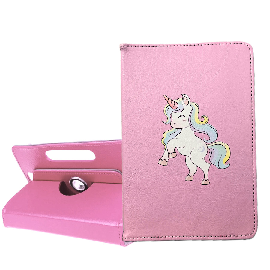 Capa do Unicornio Giratoria p/ Tablet Positivo Twist Tab T770C 7 polegadas