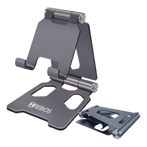 Suporte Apoio Apoiador Celular Smartphone Tablet Mesa Escritório Bancada Portátil Compacto Desing Metal Alumínio Dobrável Retrátil Articuládo Ajustável Flexível Universal Resistente