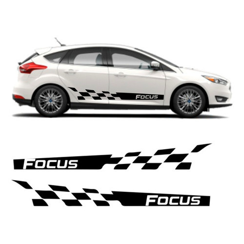 Kit 2 Adesivo Carro Ford Focus Personalizado Adesivo Vinil