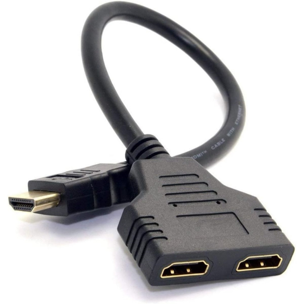 Cabo Duplicador Hdmi Y 1 Entrada 2 Saidas Splitter 1x2 Pronta Entrega
