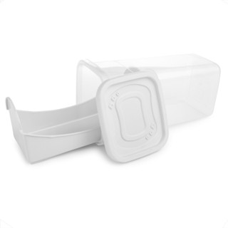 Pote Porta Bolacha Torrada Biscoito Com Bandeja e Tampa em Oferta na Shopee