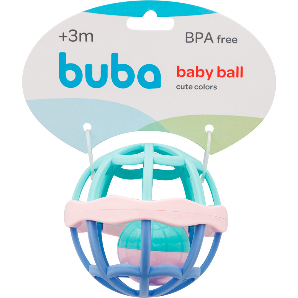 BABY BALL CUTE COLORS ROSA BUBA