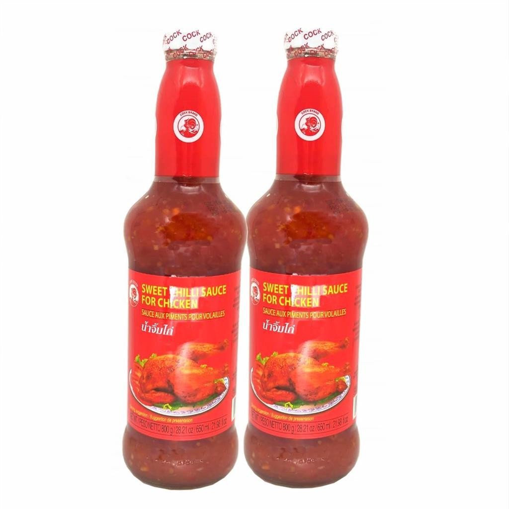 Molho Agridoce Sweet Chilli Sauce 650ml Cock (Kit com 2)