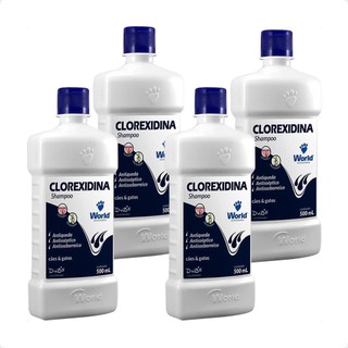 Kit 4 Shampoo World Veterinária Dug