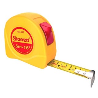 Trena com fita de aço de 5 metros com trava - T34-5 - Starrett