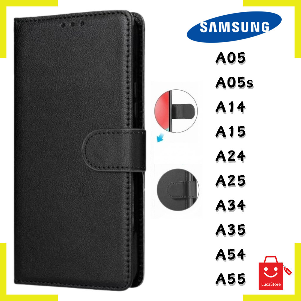 Capa Capinha Carteira Flip Cover Para Samsung Galaxy A05/A05s/A14/A15/A24/A25/A34/A35/A54/A55