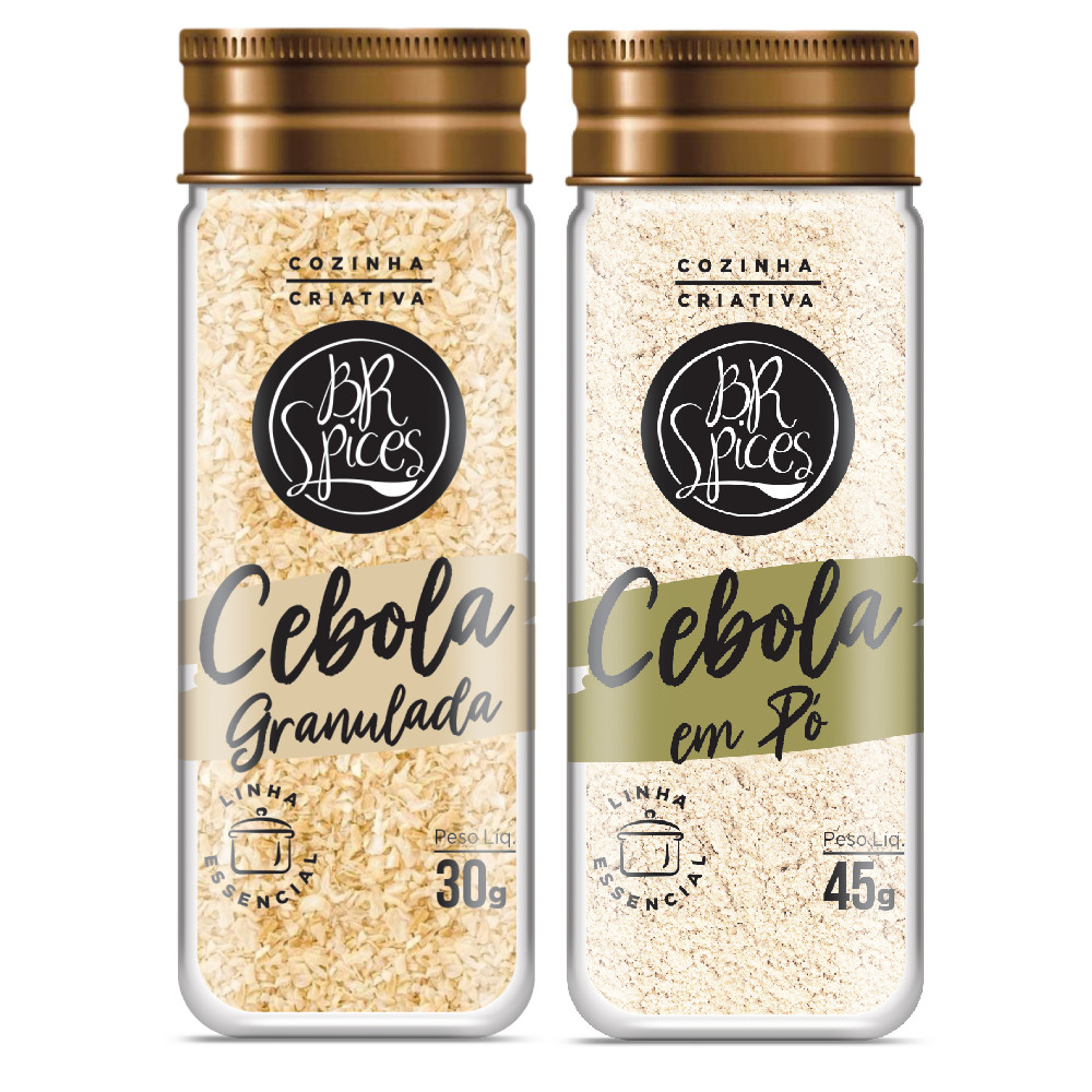 Kit Cebola em Pó e Cebola Granulada BR Spices