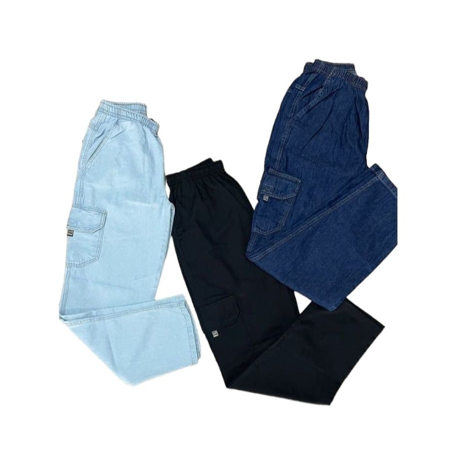 Calça cargo dazzling tamanho infantil original larga em Oferta na Shopee